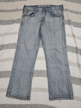 4/$20 Route 66 Premium Light Blue Slim Straight Jeans
